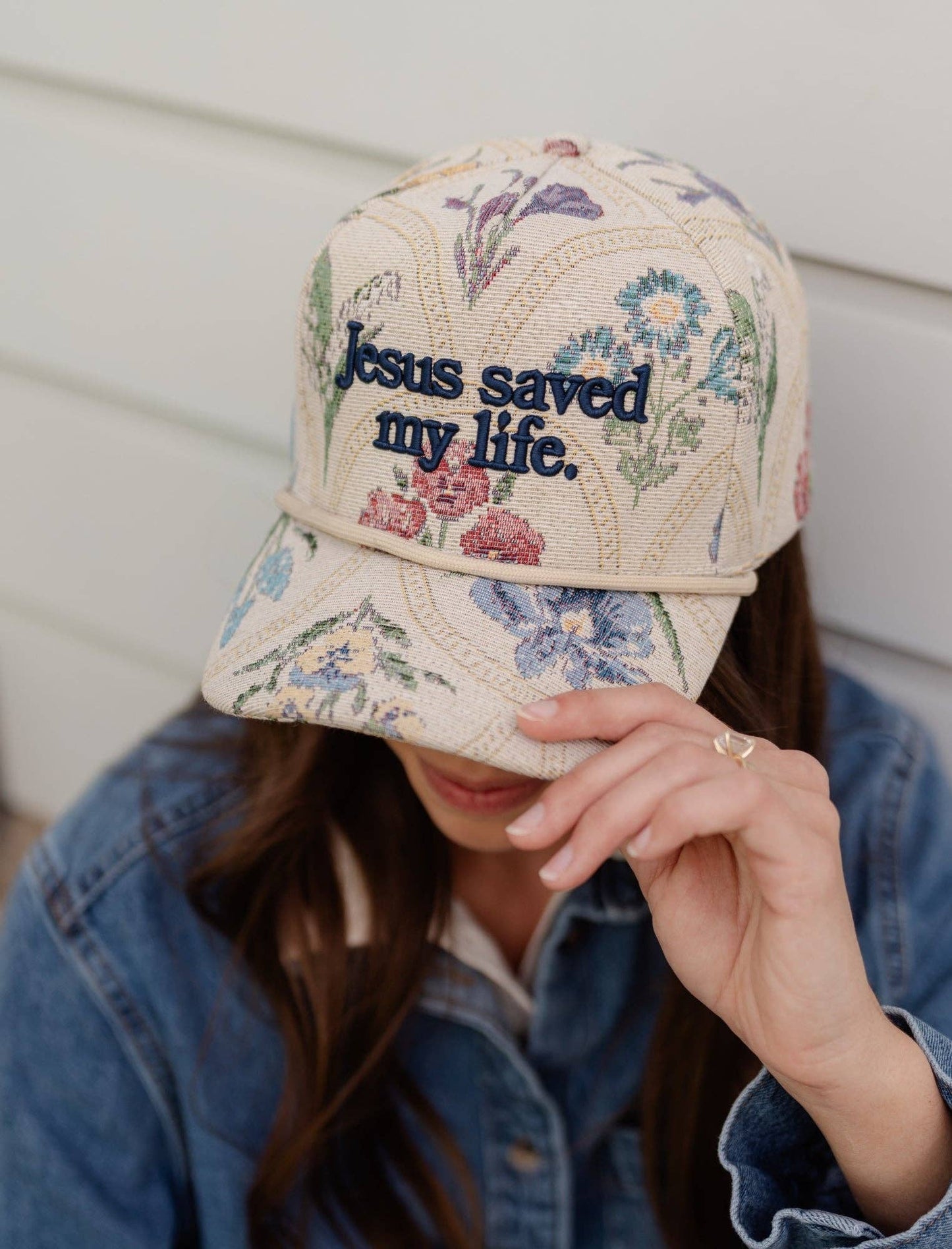 "Jesus saved my life" Hat