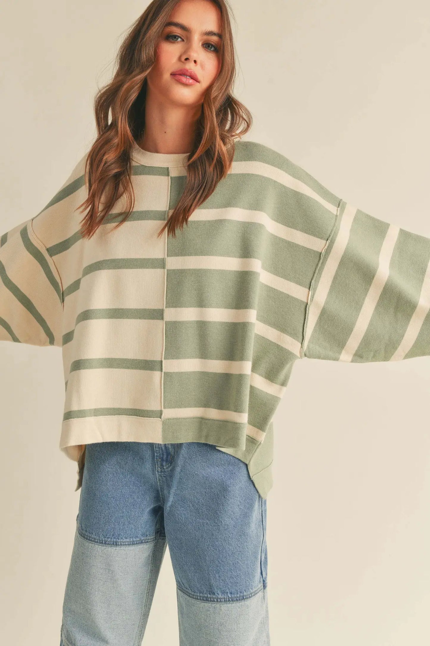 The Double Stripe Sweater