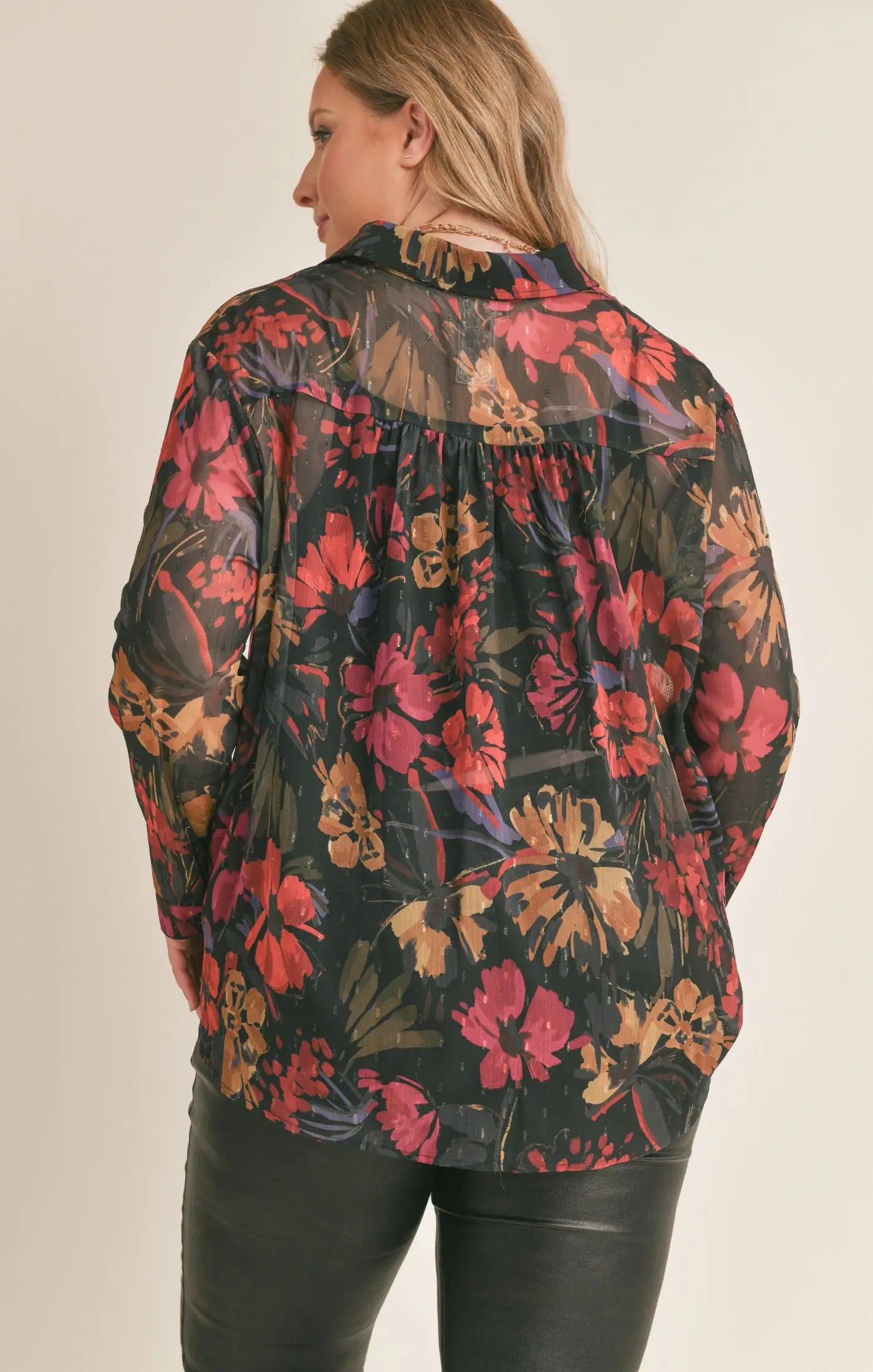 Moody Floral Blouse