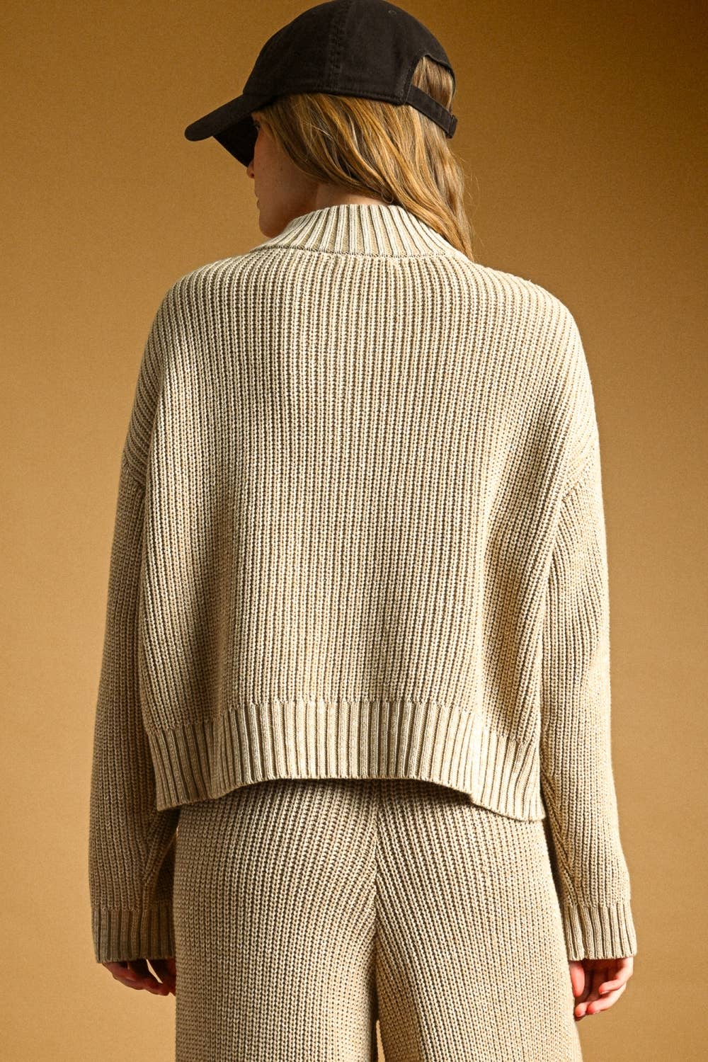 Two-Tone Half Zip