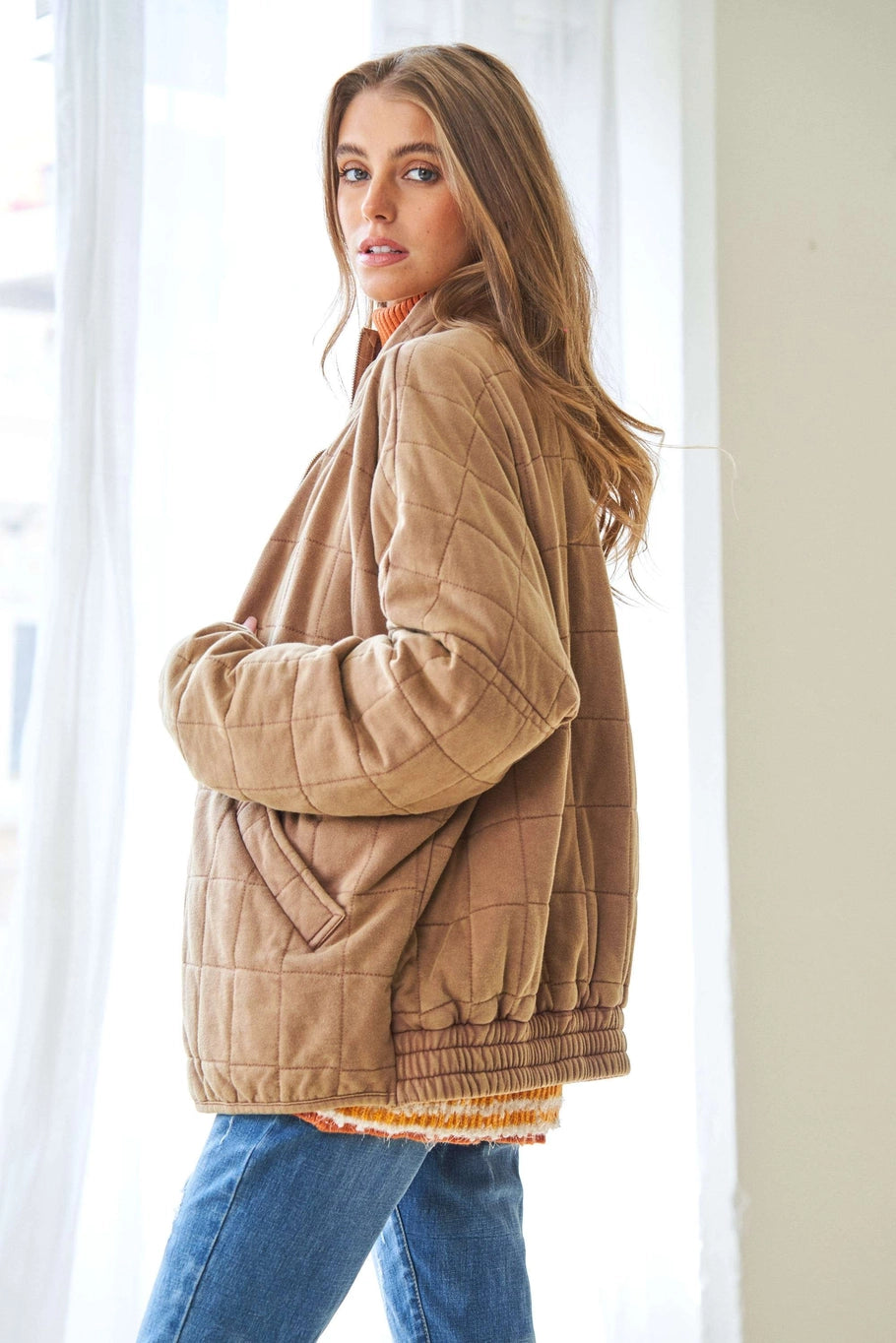 Quilted Jacket ~ Plus