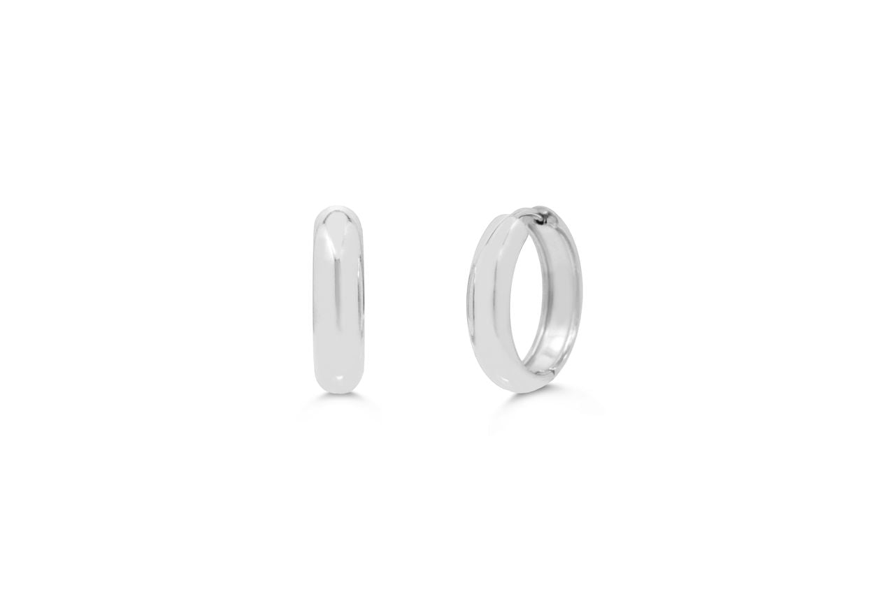 Jet Set Huggie Hoops