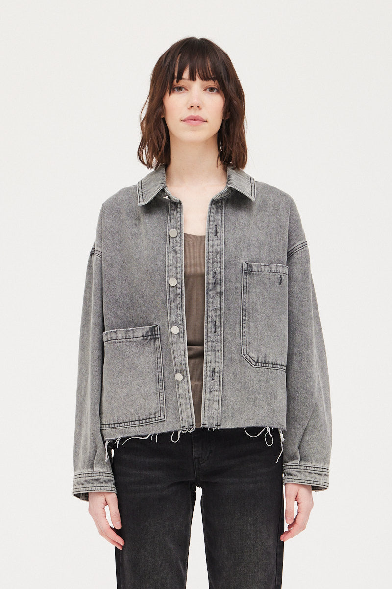 Gray Denim Jacket