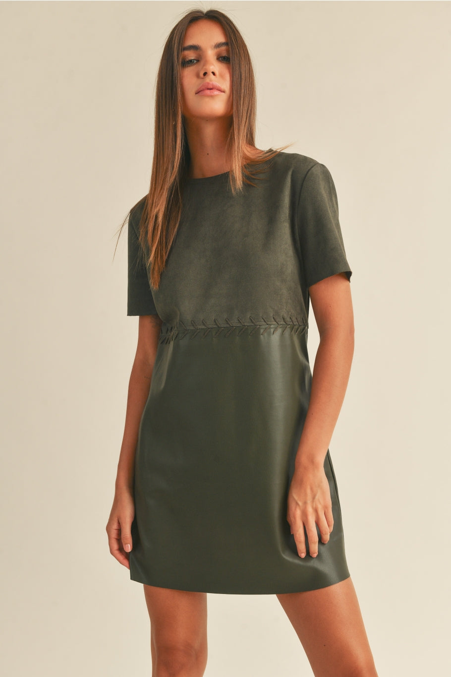 Mini Leather Dress