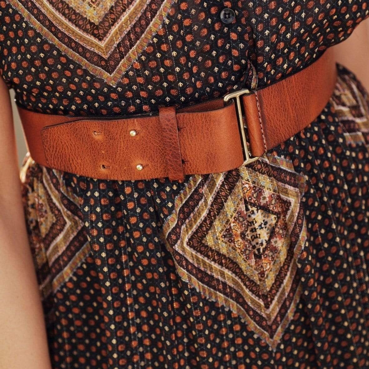 Vera Wide Leather Belt