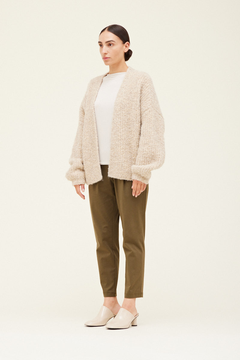 Curly Yarn Cardigan