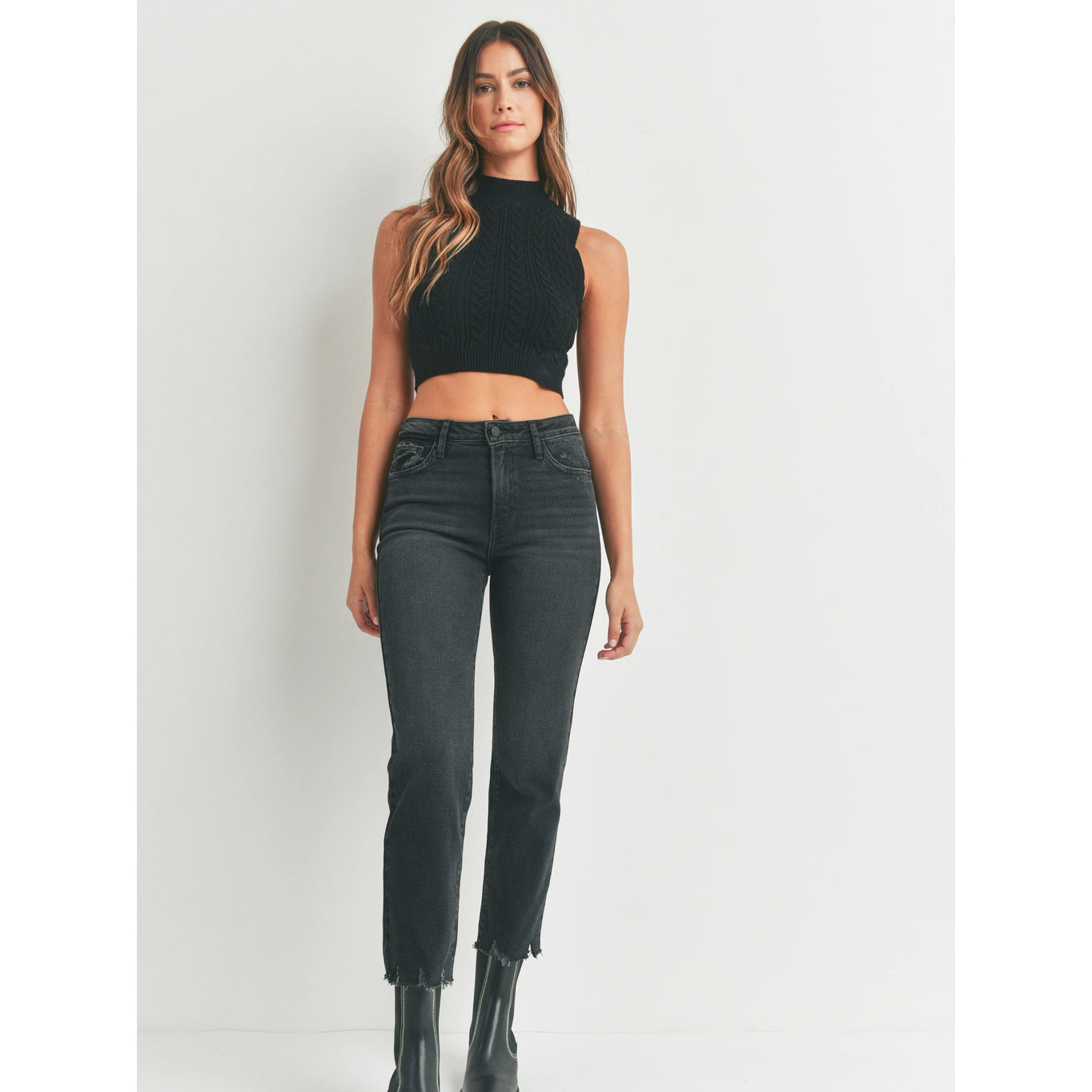 The Vintage Straight BLK