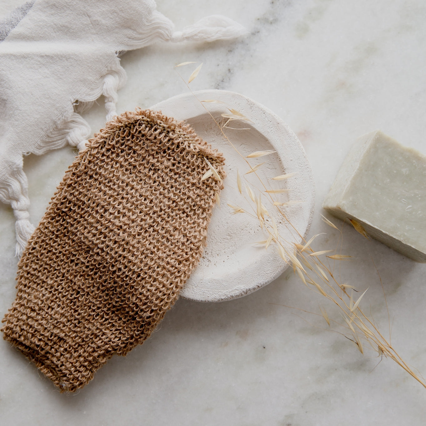 Jute Bath Mitt
