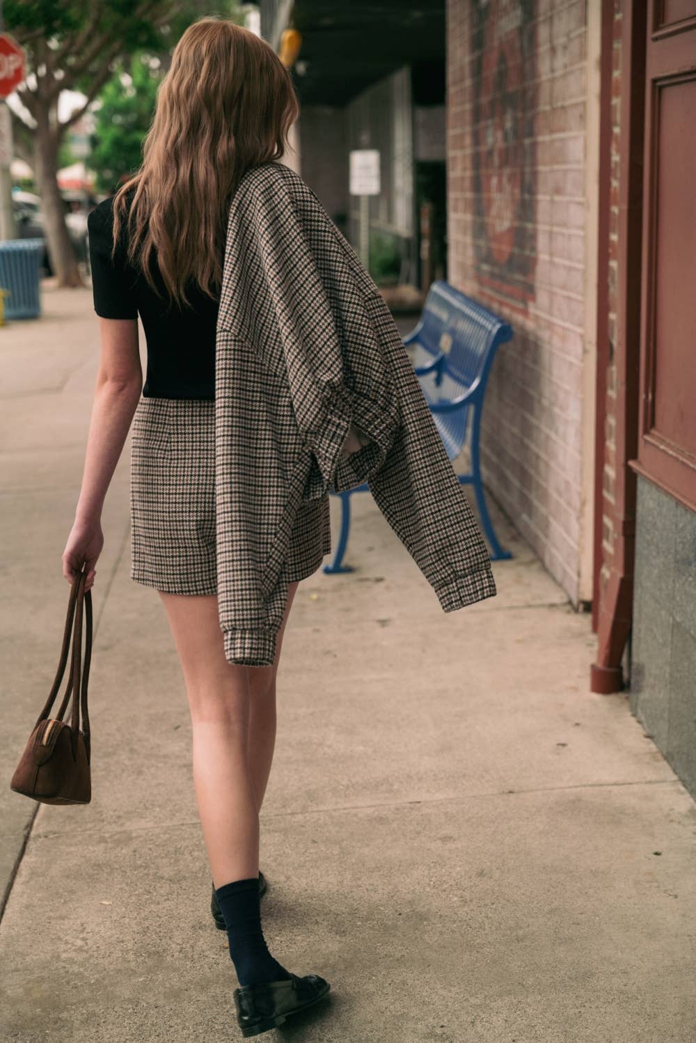 Plaid Skort