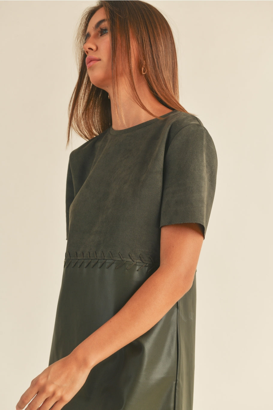 Mini Leather Dress