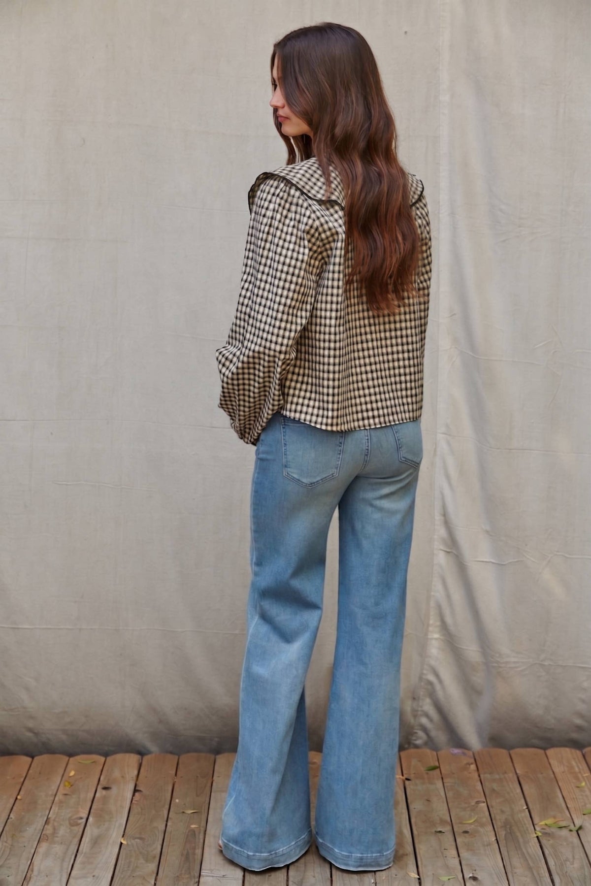 Bella's Gingham Blouse