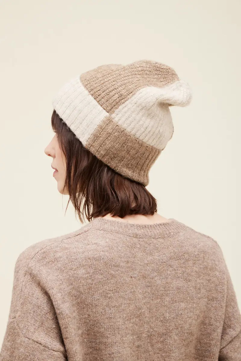 Color Block Beanie