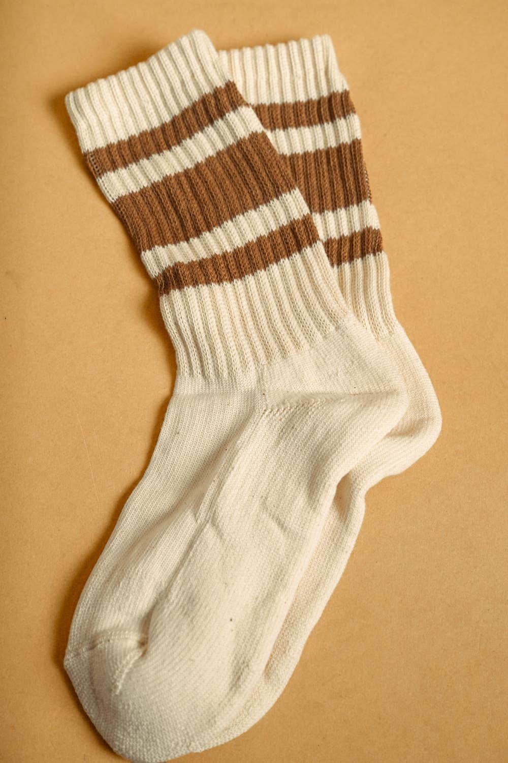 Retro Stripe Crew Socks