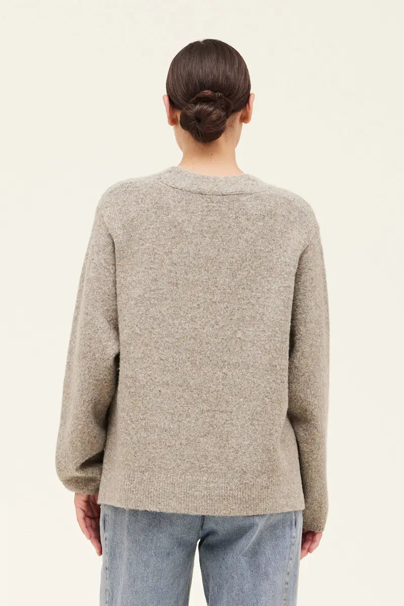 Vent Knit Cardigan