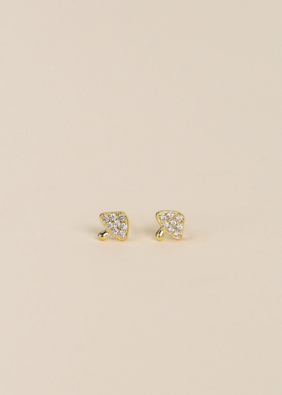 Pavé Mushroom Earring