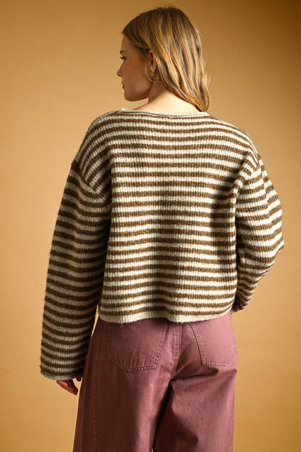 Callie's Striped Cardigan