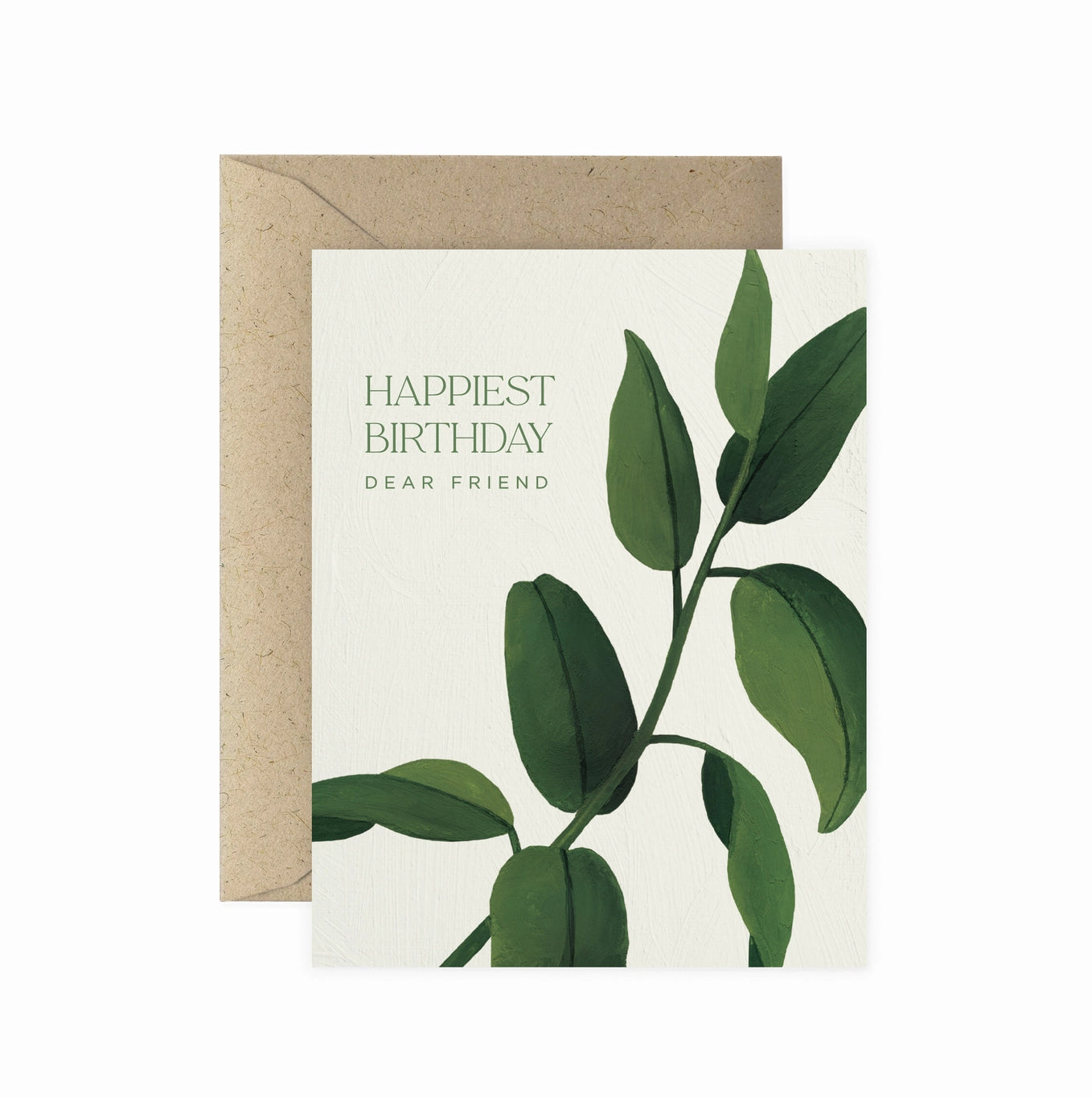 Rubber Tree Birthday Card