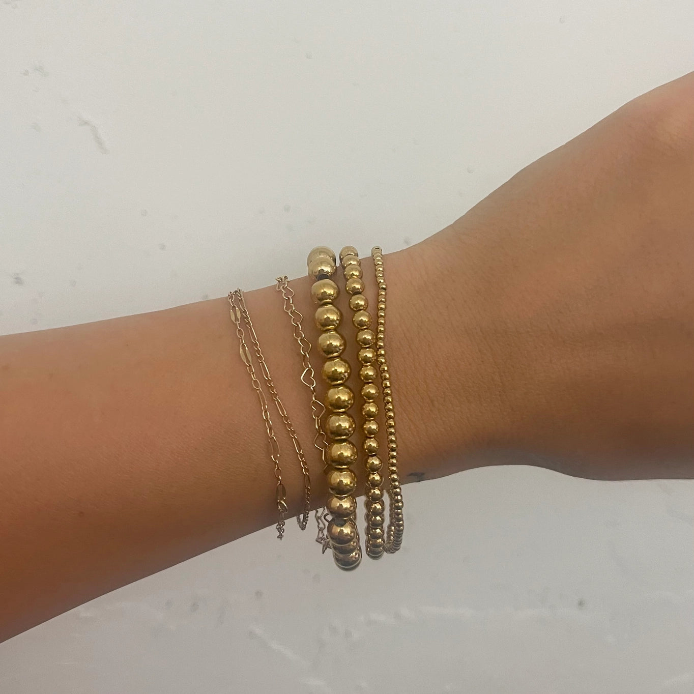 Gold Ball Bracelets