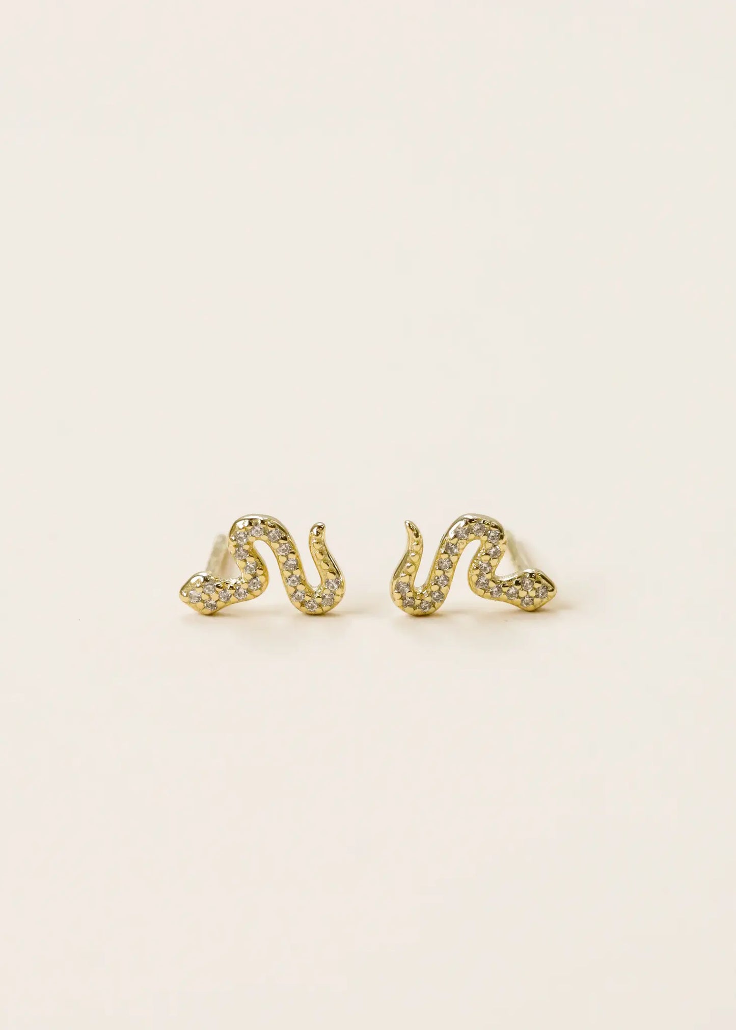 Snake Pavé Studs
