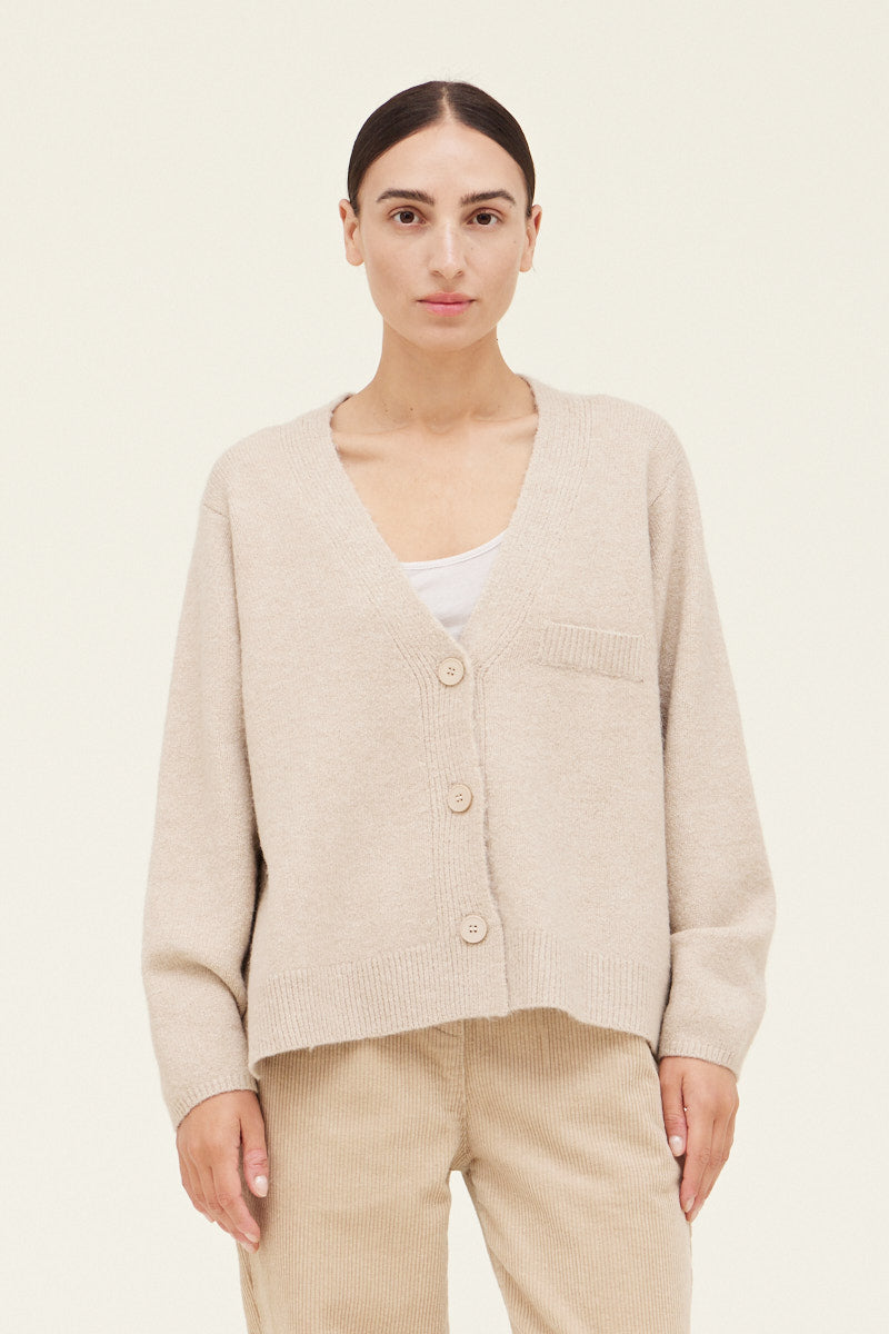 Vent Knit Cardigan