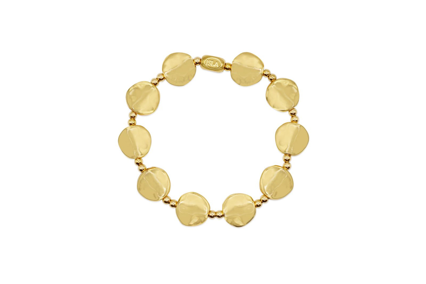 Hammered Stretch Bracelet "All In"