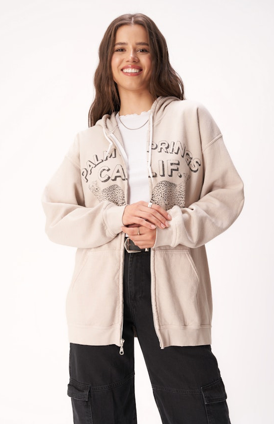 Palm Springs Zip Hoodie