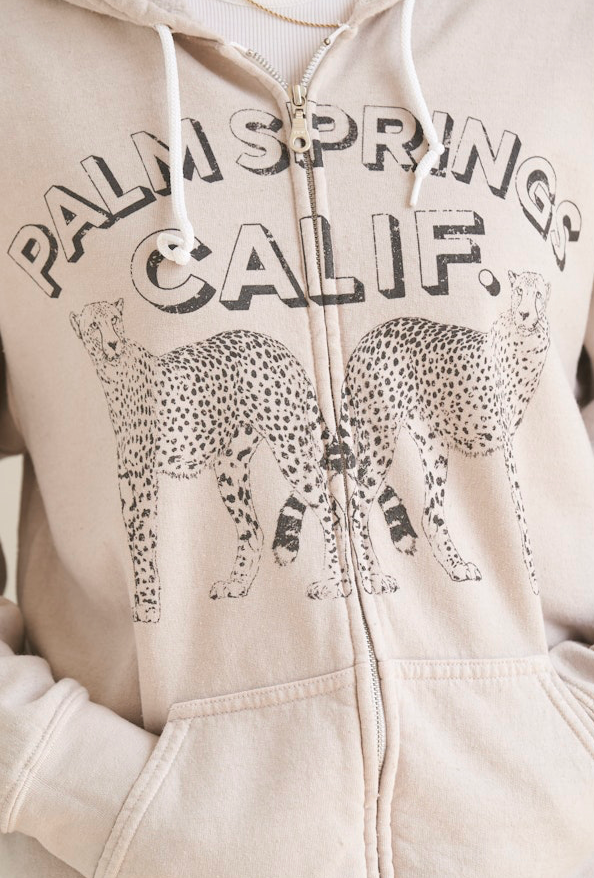 Palm Springs Zip Hoodie