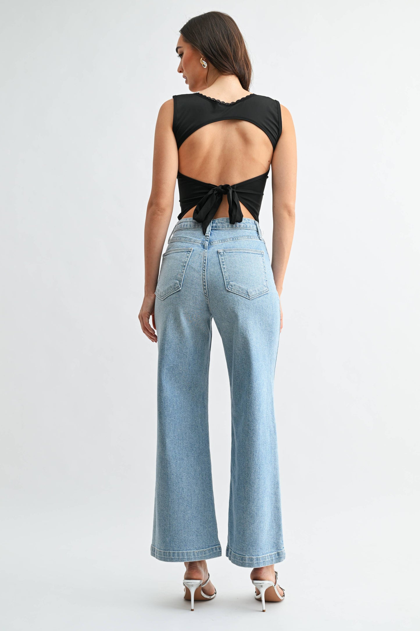 Patch Pocket Wide Leg