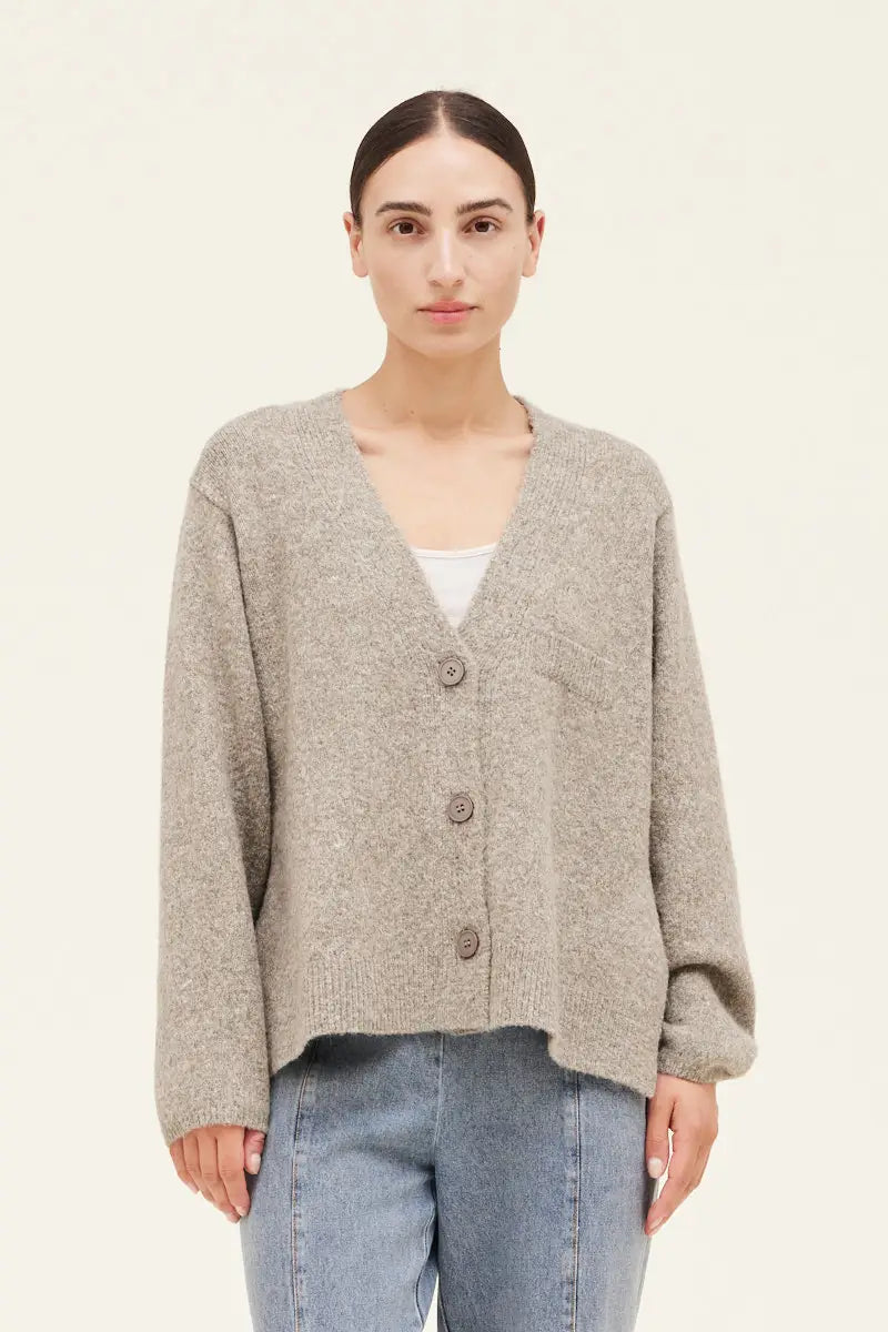 Vent Knit Cardigan