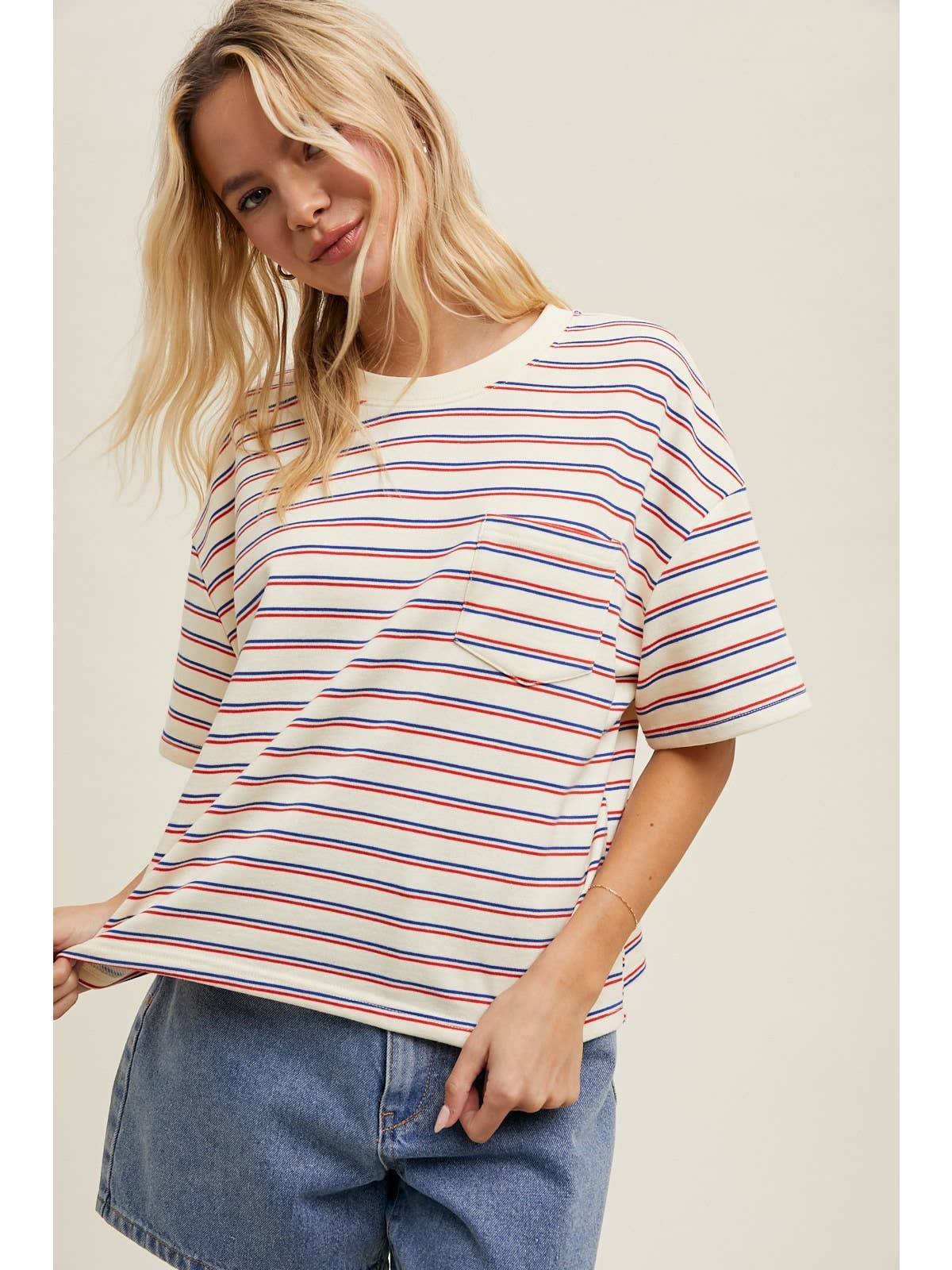 Boxy Drop Shoulder Tee