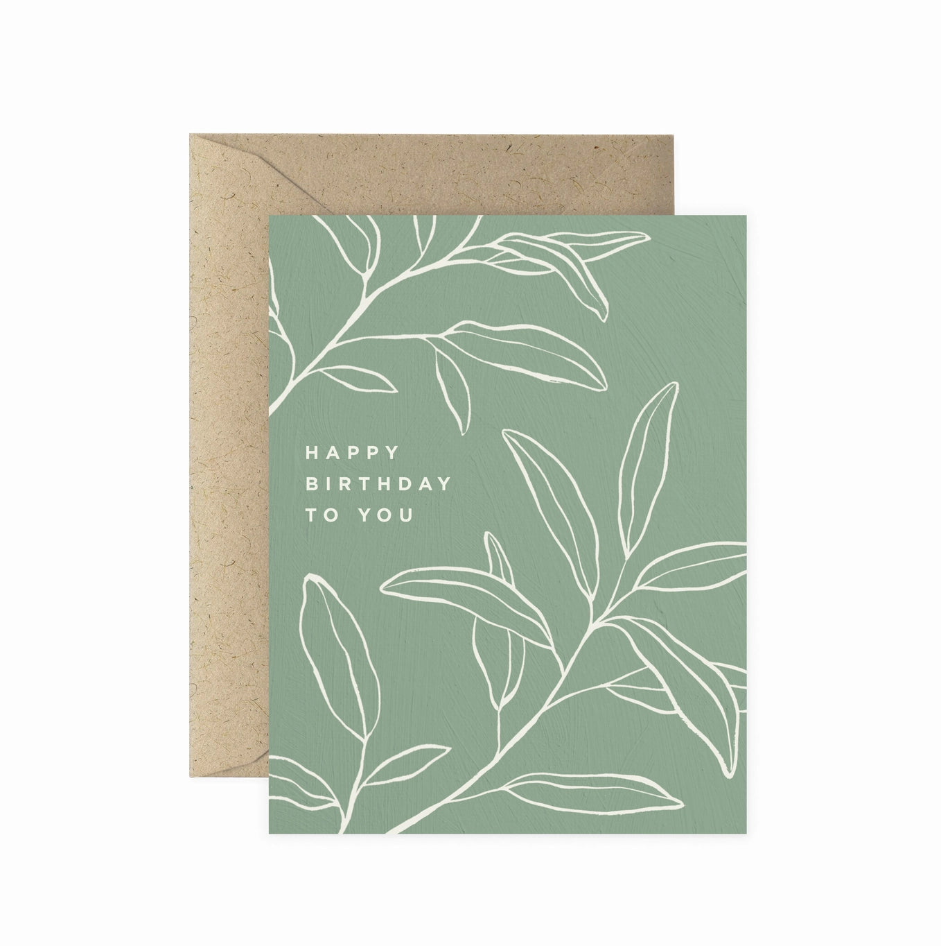 Sage Brush Birthday Card
