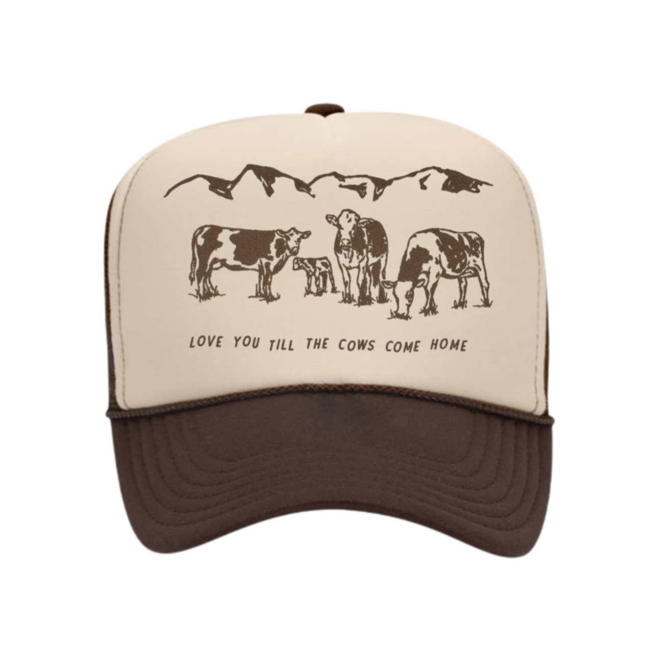 "love Till Cows Come Home" Trucker Hat