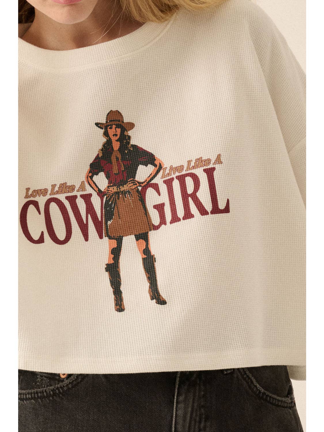 Cowgirl Thermal Top