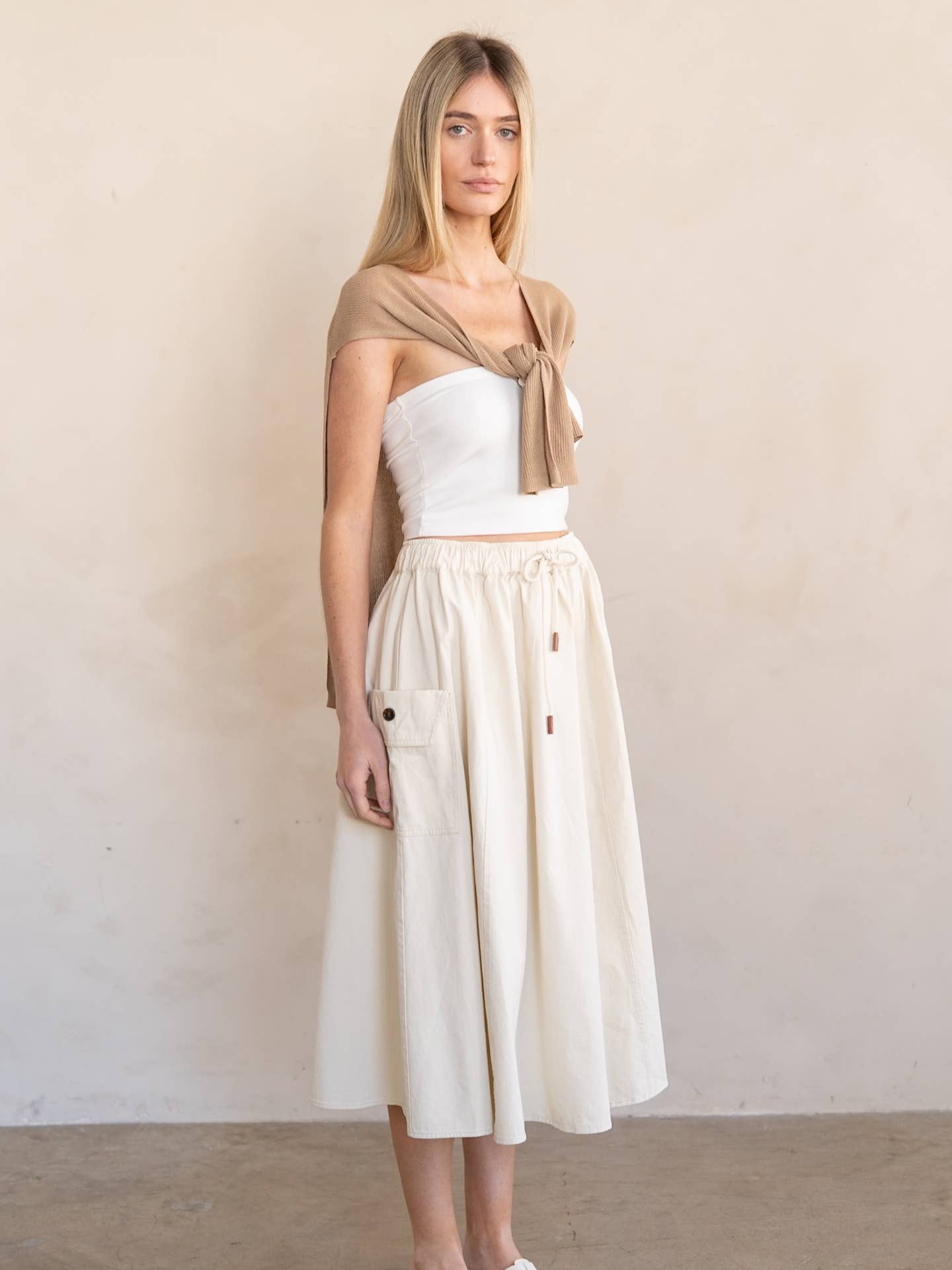 Utility Midi Skirt