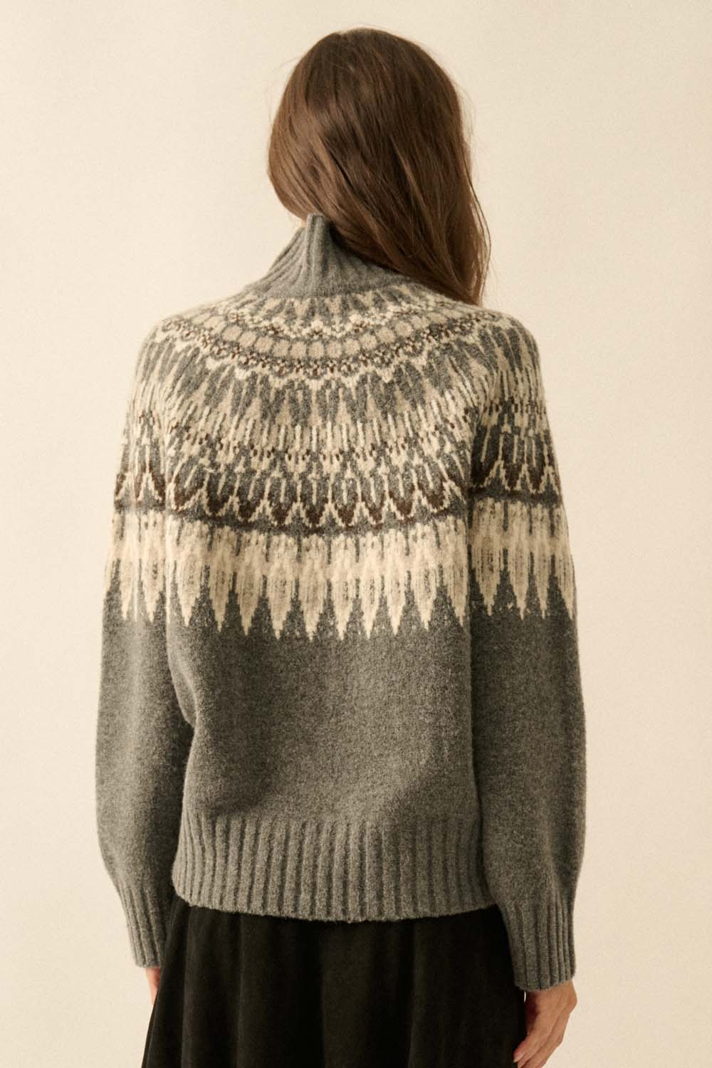 Fair Isle Turtleneck