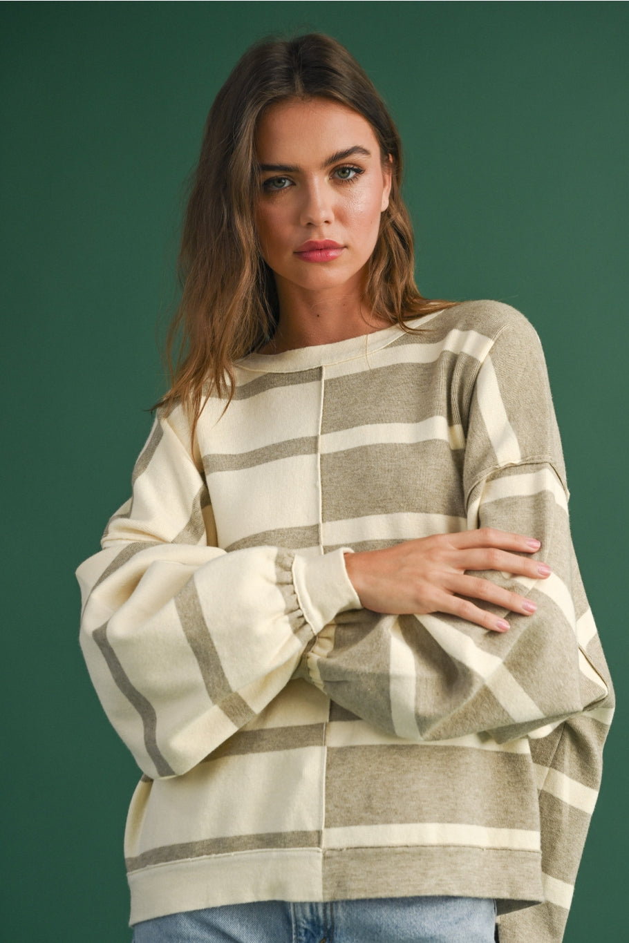 The Double Stripe Sweater