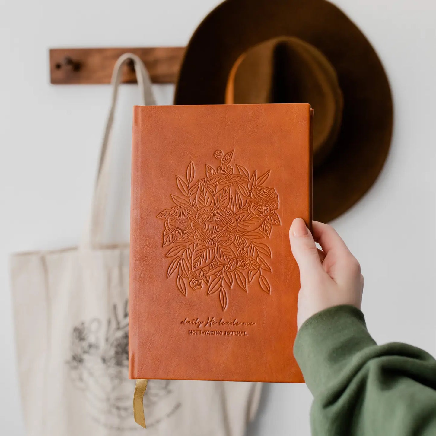 He Leads Me Journal