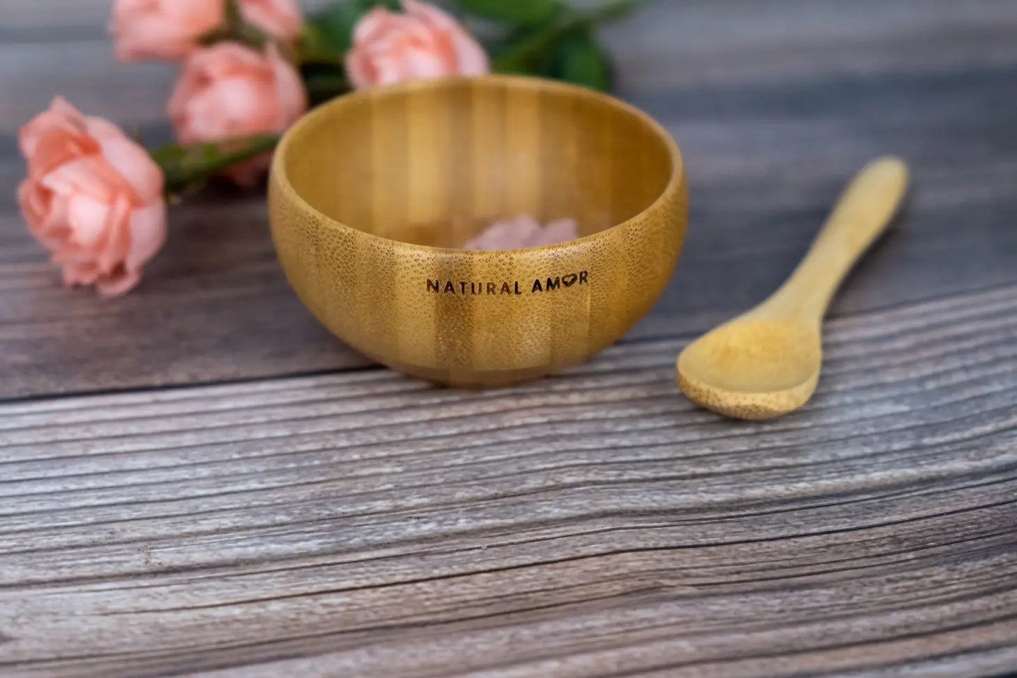 Mini Bamboo Bowl w/ Spoon