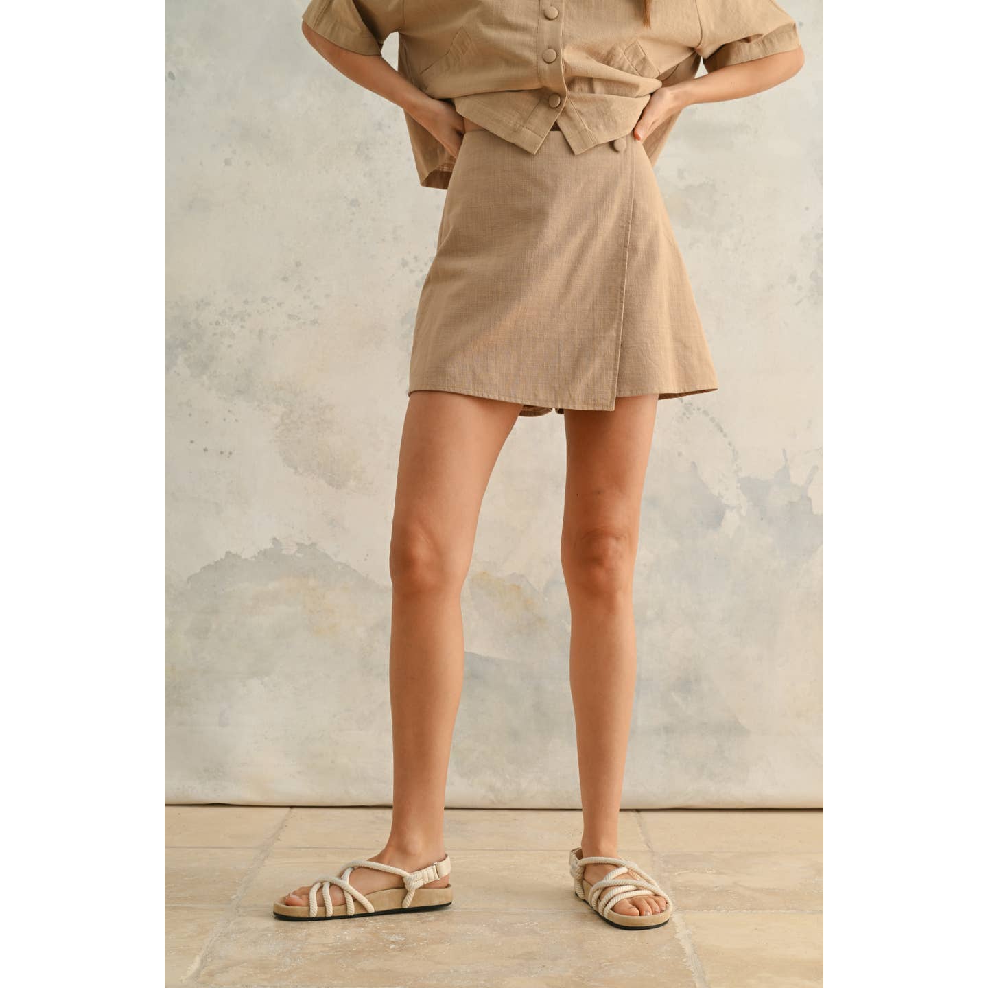 Linen Skort