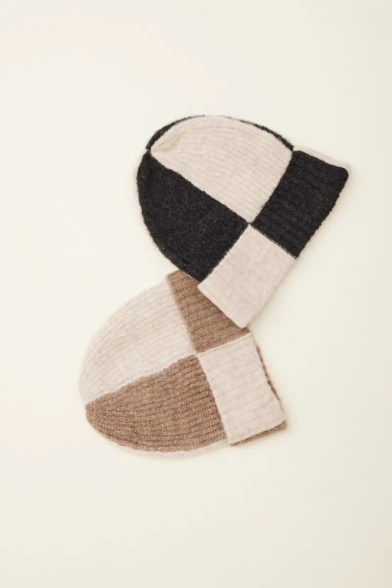 Color Block Beanie
