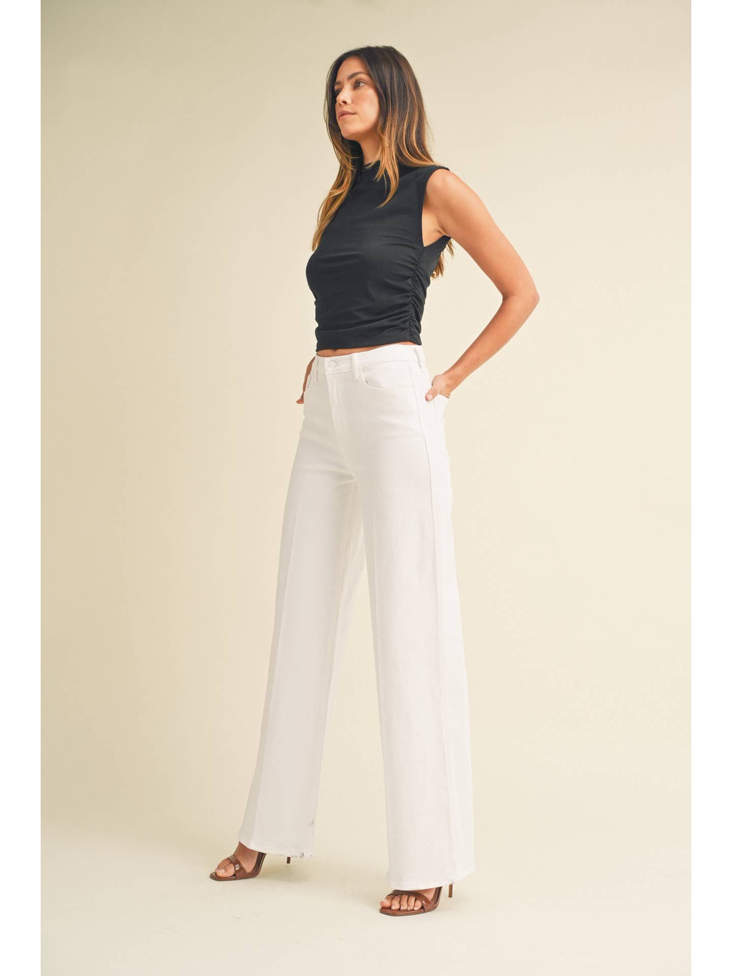 White Palazzo Jean
