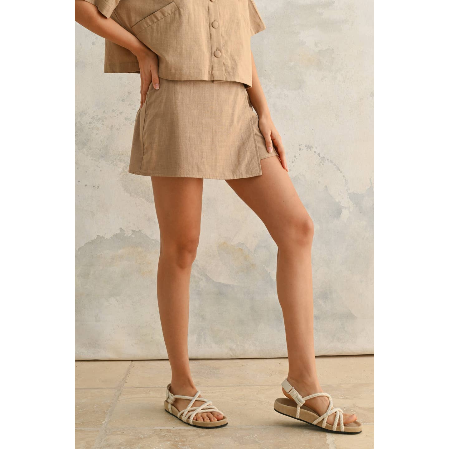 Linen Skort