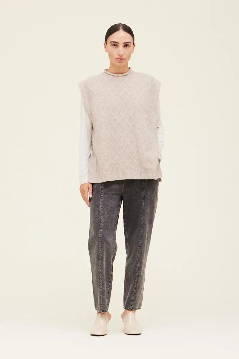 Cable Sweater Vest
