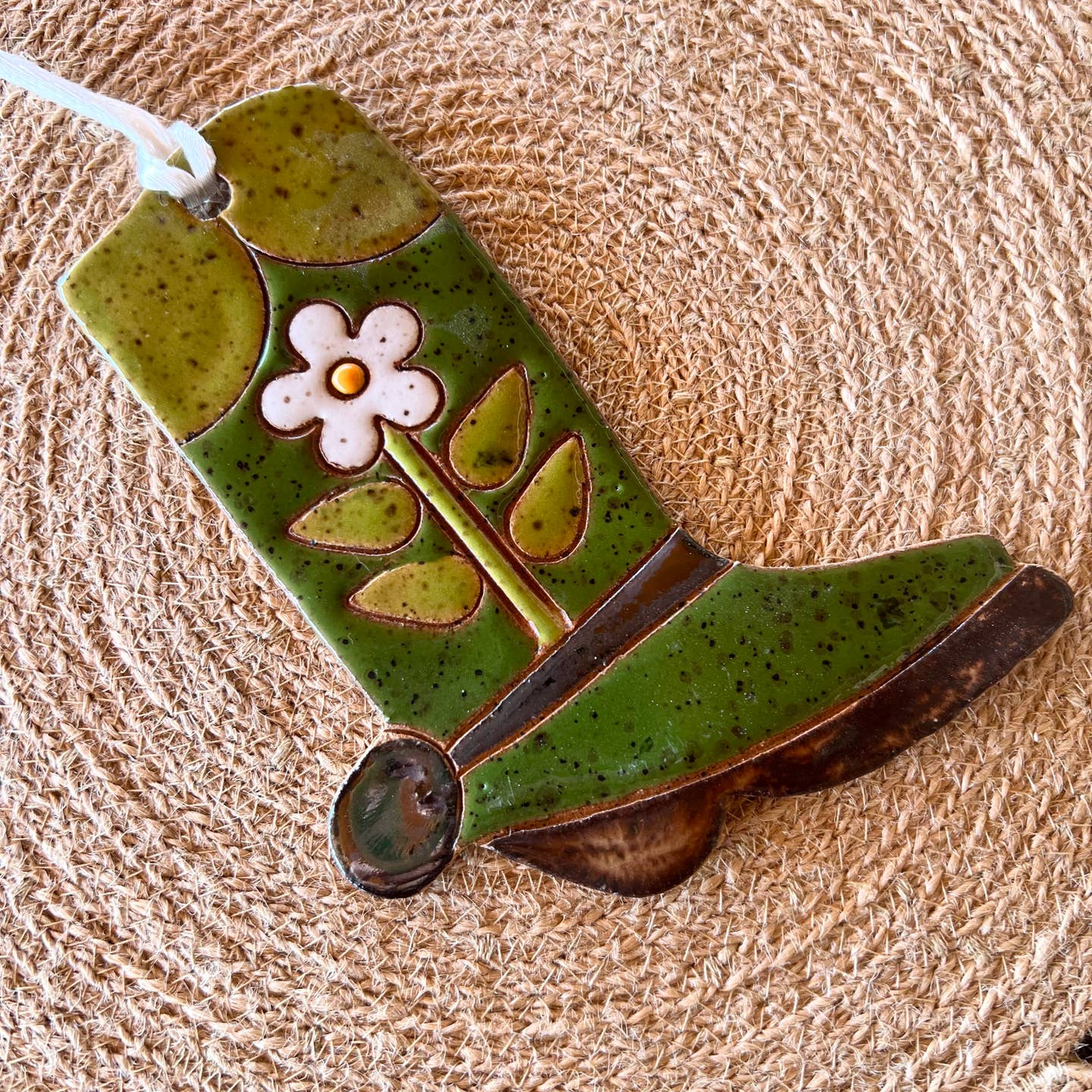 Ceramic Boot Ornament