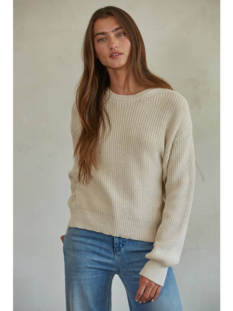 Cotton Knit Sweater
