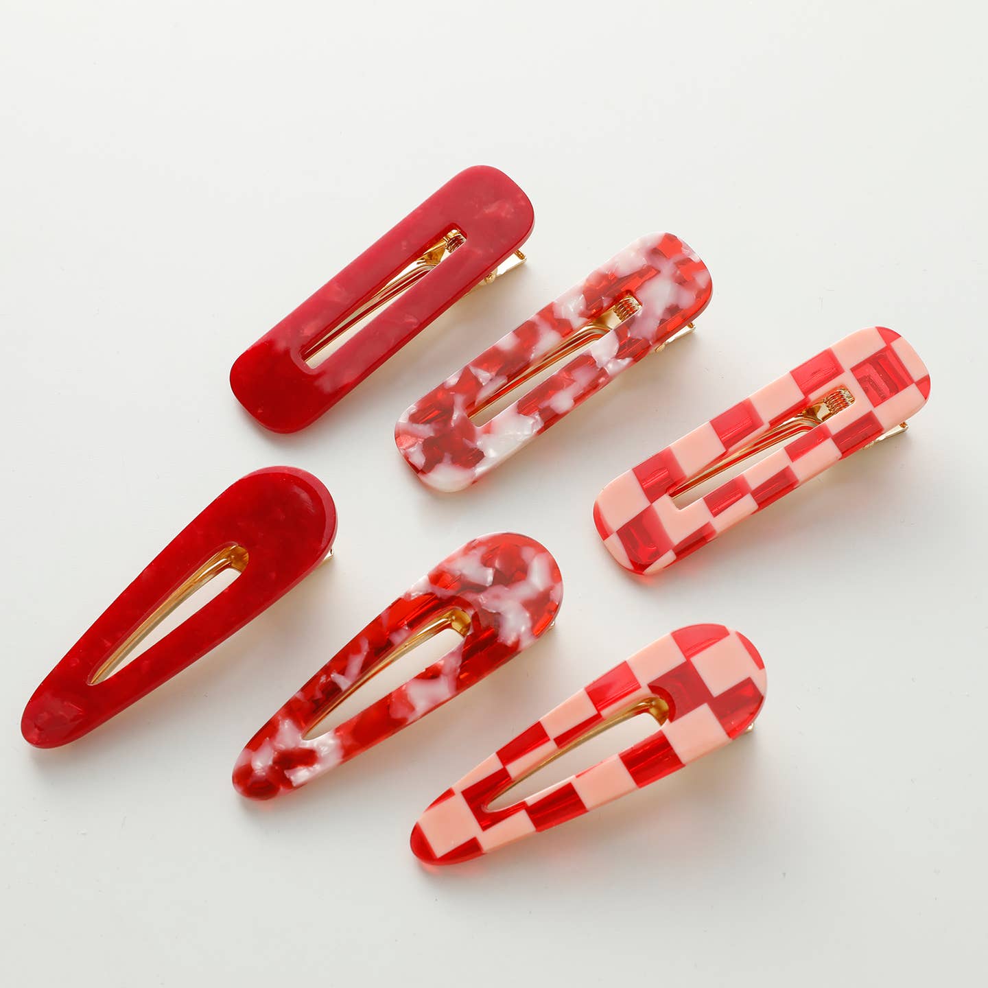 Gemma Classic Hair Barrette VDay