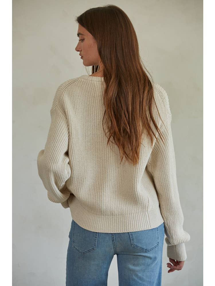 Cotton Knit Sweater