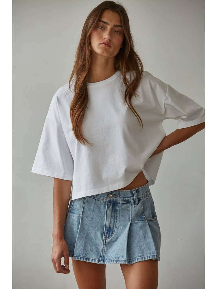 Boxy Crop Tee