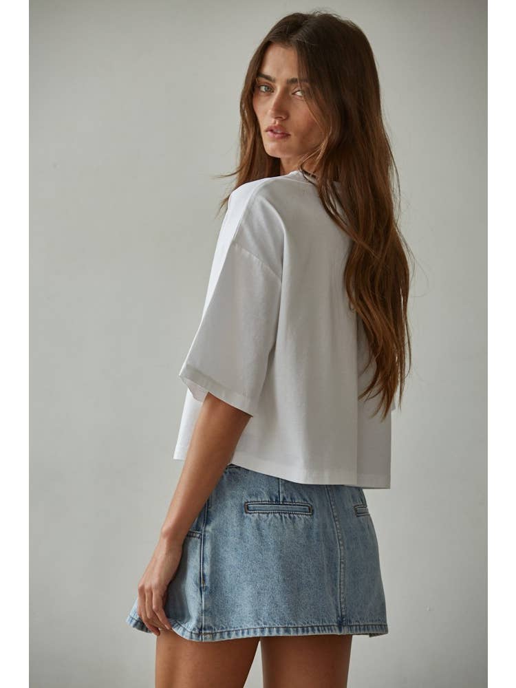 Boxy Crop Tee