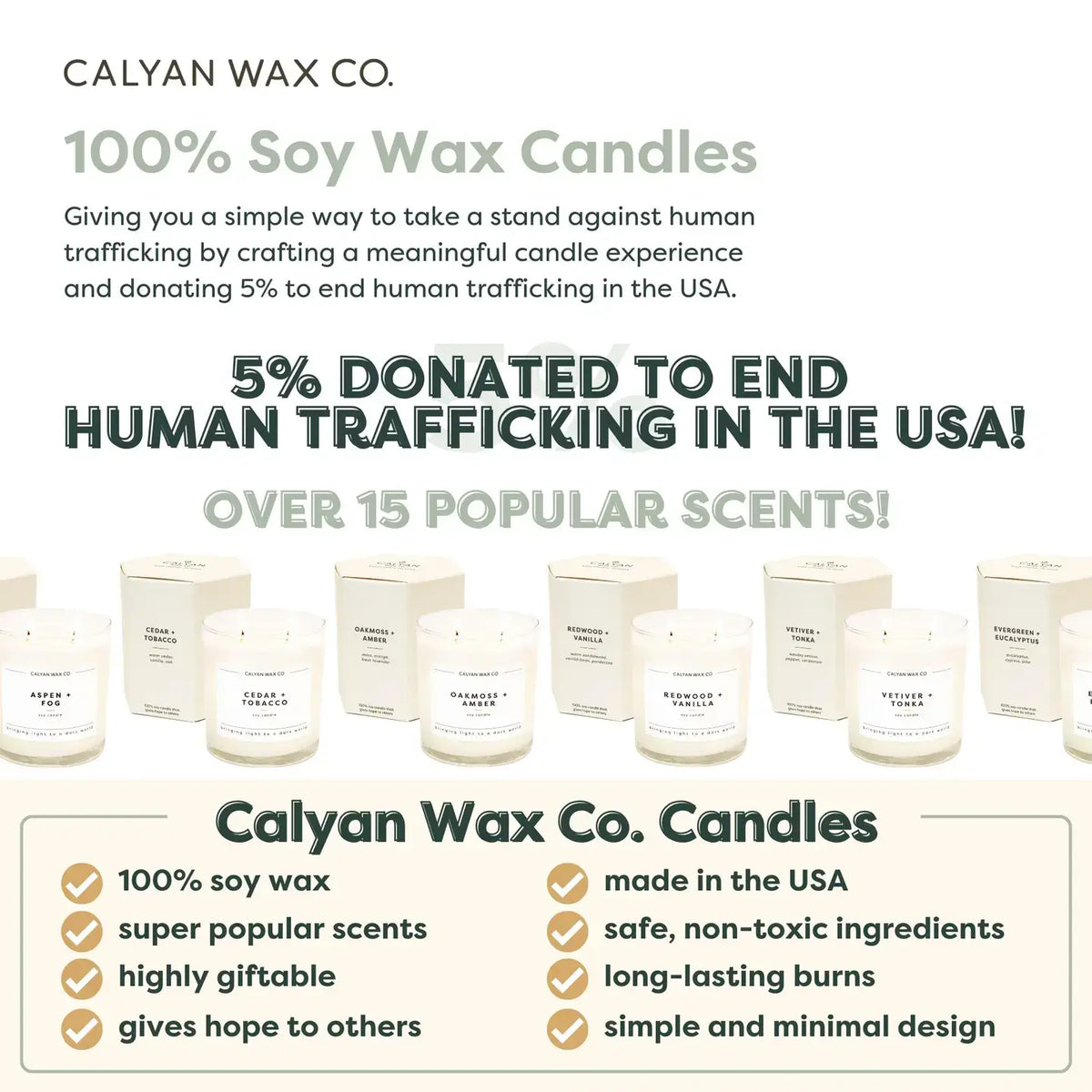 Aspen + Fog - Glass Tumbler Soy Candle